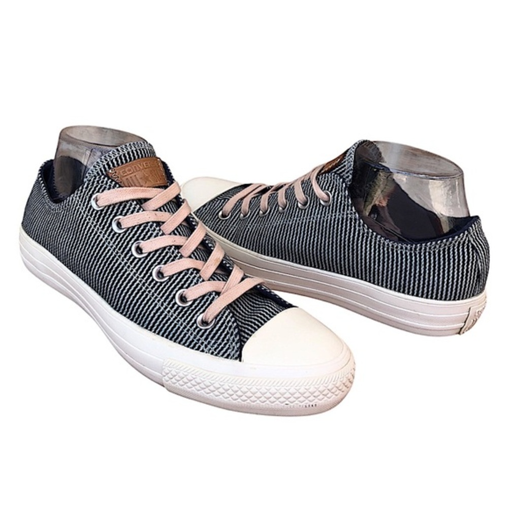 Converse 3SL02MC000643 Chuck Taylor All Star Navy Stripes Low Top Shoes W 9 M 7